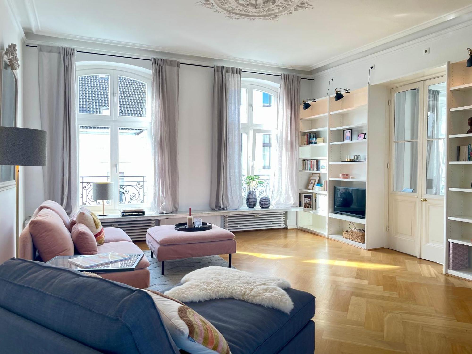 Helle Altbauwohnung Mit Balkon Im Briller Viertel Wuppertal Luaran gambar